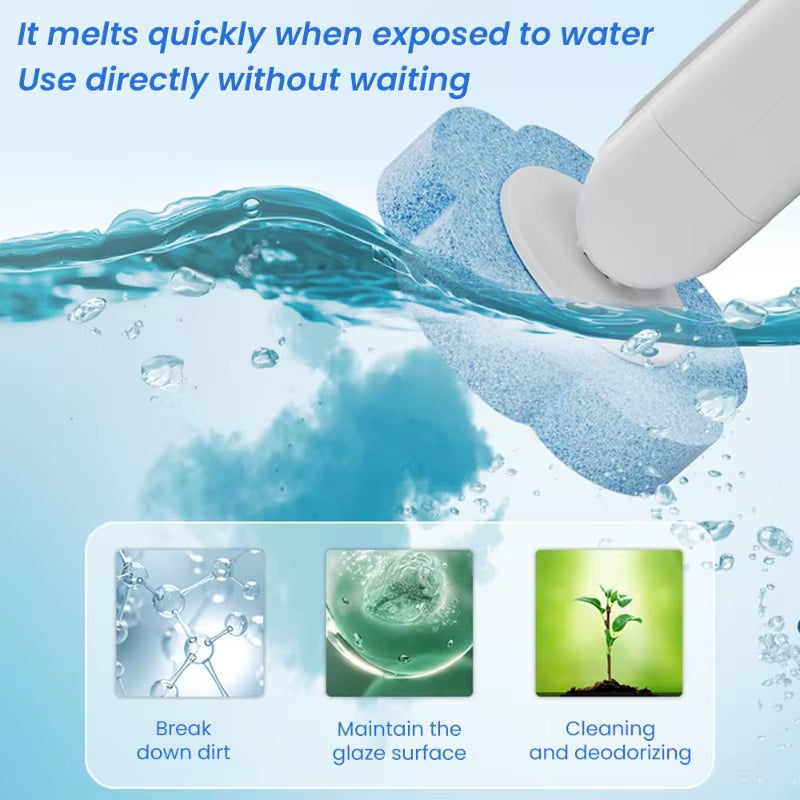 Disposable Toilet Brush Wall Mounted Toilet Brush with Extended Handle Cleaning Set Replacement Head Wc Accessories Toilet Brush